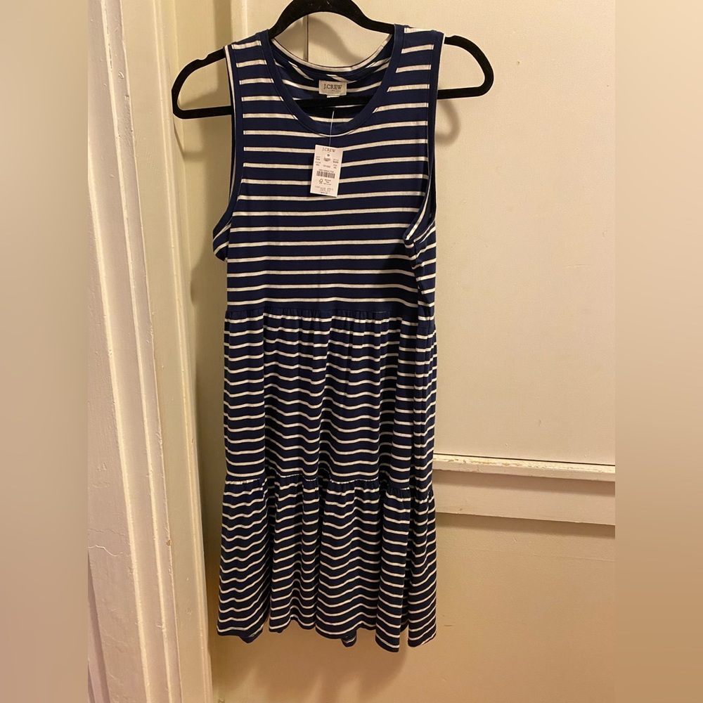 J. Crew brand new striped dress!